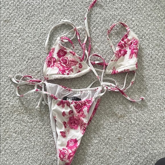 Beach Riot Pink Floral Bikini - Picture 1 of 2